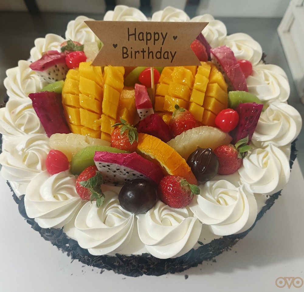 乳脂奶油 生日蛋糕 新鲜水果蛋糕