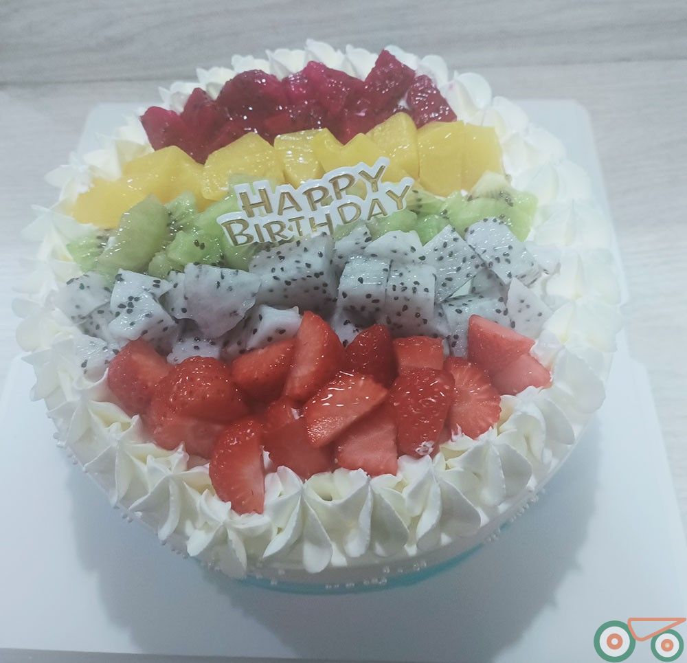生日蛋糕 普通水果款 多水果  单层生日蛋糕 多水果蛋糕 高品质蛋糕