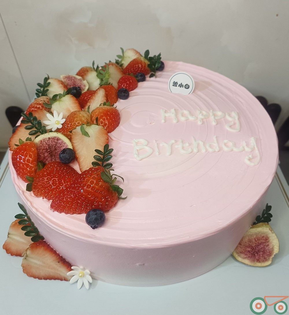 生日蛋糕 草莓之芯 情意浓浓 友谊真诚 水果夹心 单层生日蛋糕 高品质蛋糕